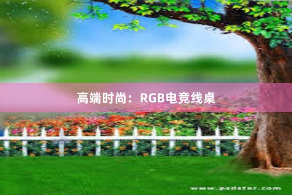 高端时尚：RGB电竞线桌