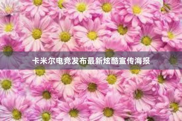 卡米尔电竞发布最新炫酷宣传海报