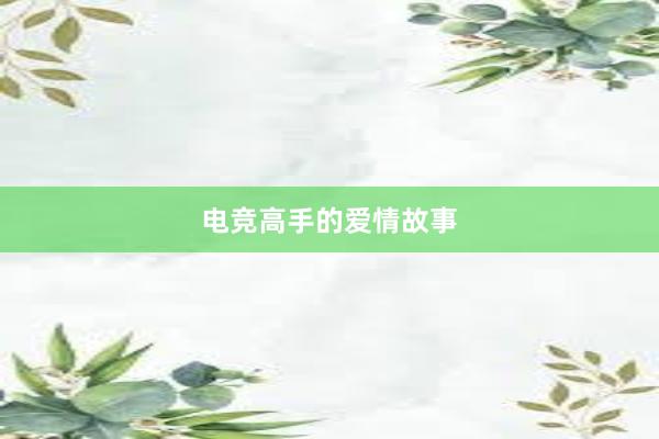 电竞高手的爱情故事